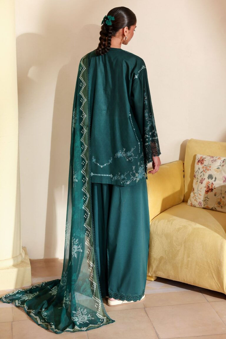 Thumbnail: Cross Stitch BLUSH THREADS-3PC PRINTED LAWN SUIT
