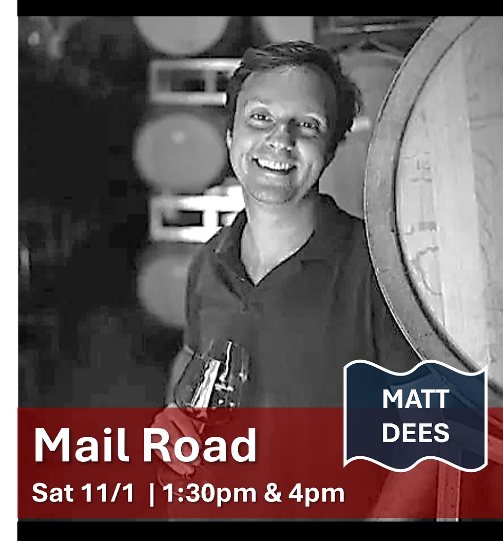 Taste with Matt Dees of Mail Road Wines
