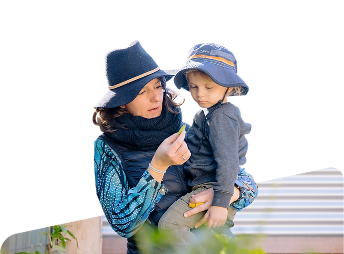 Kid and Educator in Lovari Early Learning
