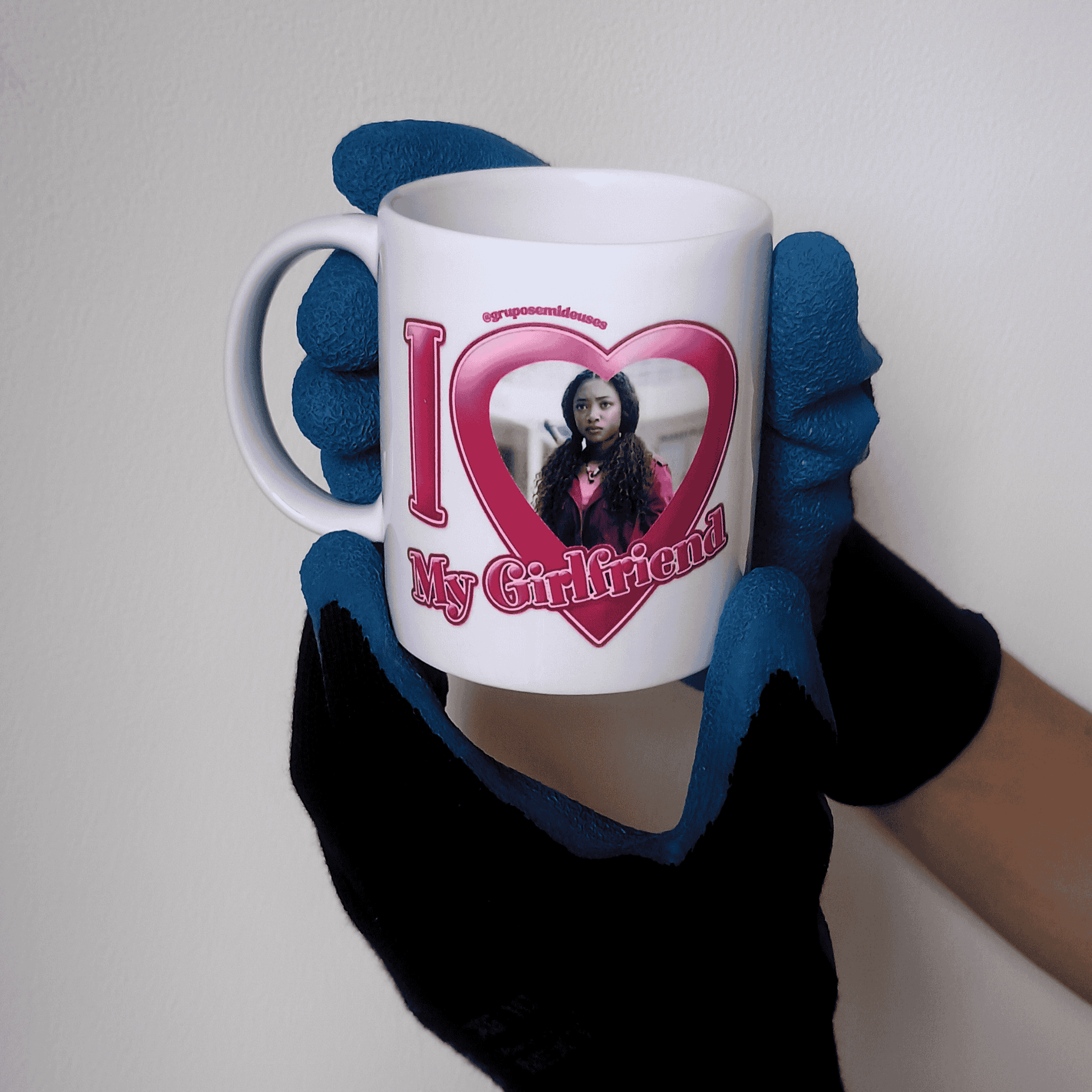 Caneca I Love My Girlfriend – Personagens de Percy Jackson