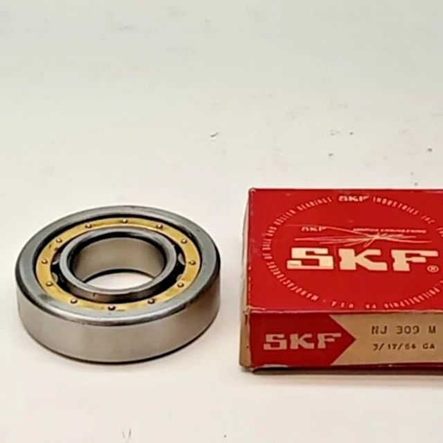 SKF NJ 309 M Cylindrical Roller Bearing 45mm ID X 100mm OD X 25mm W NJ309M