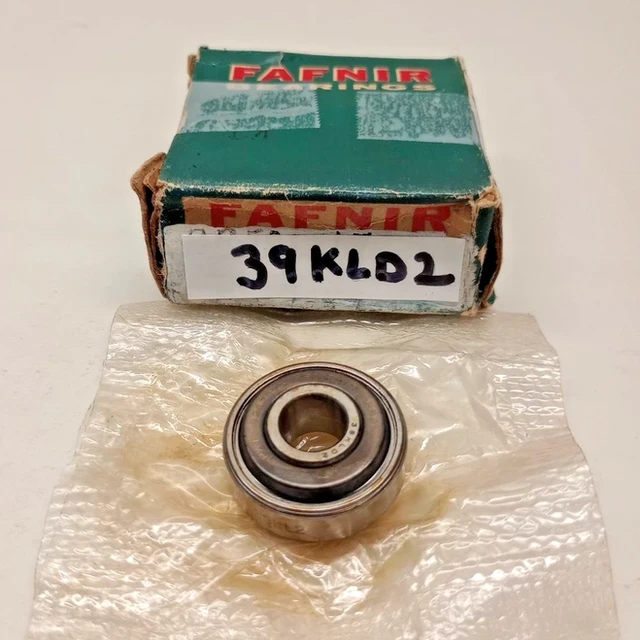 Fafnir 39KLD2 Ball Bearing Single Shielded 9mm ID x 26mm OD x 10.24mm 39KL2