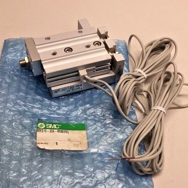 SMC MXS16-30A-M9BWVL Guided Cylinder Slide Table with D-M9BWV Switches