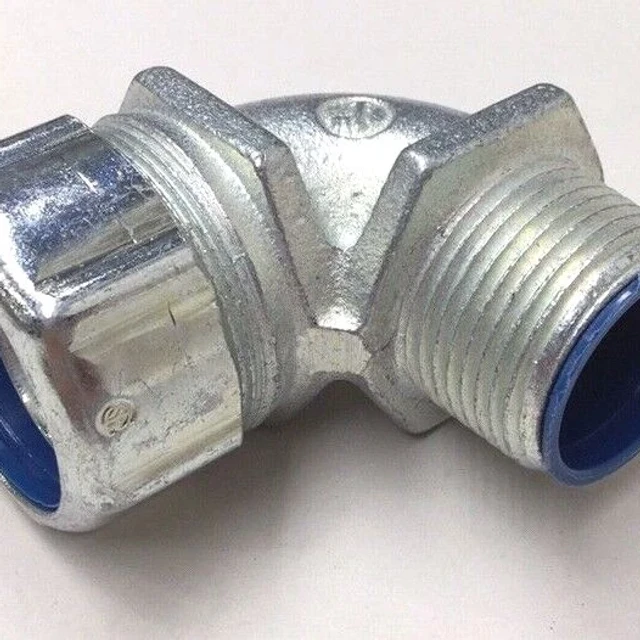 Thomas & Betts 5354 1" Liquidtight Insulated Conduit Connector 90 Degree