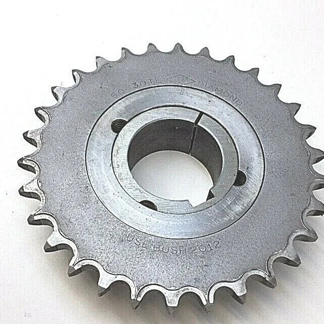 Diamond 50B30TL Used #50 Sprocket W/2012 1-15/16" Taper Lock Bushing 30 Teeth