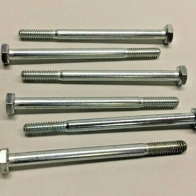 Cap Screw JJM04112-6 Hex Head 1/4-20 x 3-1/2" Grade 5 (Pack of 6) Zinc Plated