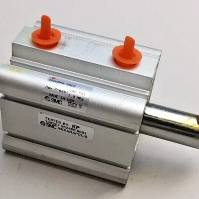 SMC CQ2WB40-25DZ Cylinder Compact Double Rod 40mm Bore X 25mm Stroke