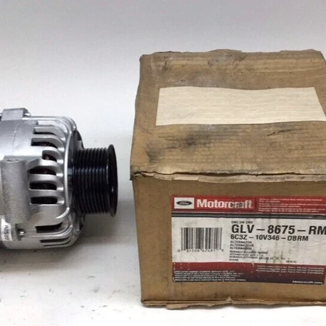 Motorcraft GLV-8675-RM Remanufactured Alternator Ford 6C3Z-10V346-DBRM