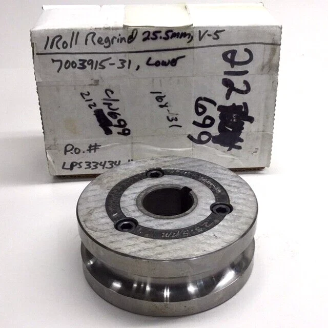 Roller 7003915-30 Lower Roll WTMT-168 Regrind V-5 25.5MM 1.25 Bore