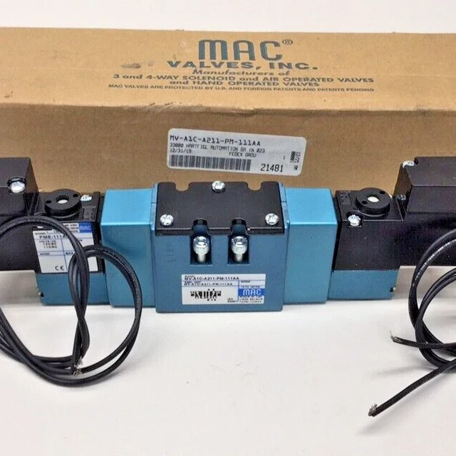 MAC MV-A1C-A211-PM-111AA Solenoid Valve 120/60 110/50