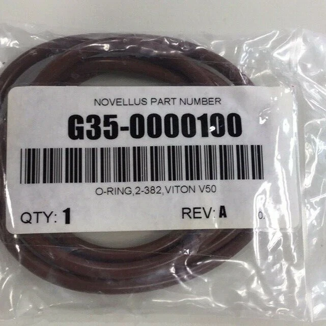 Novellus G35-0000100 O-Ring 2-382 Viton V50