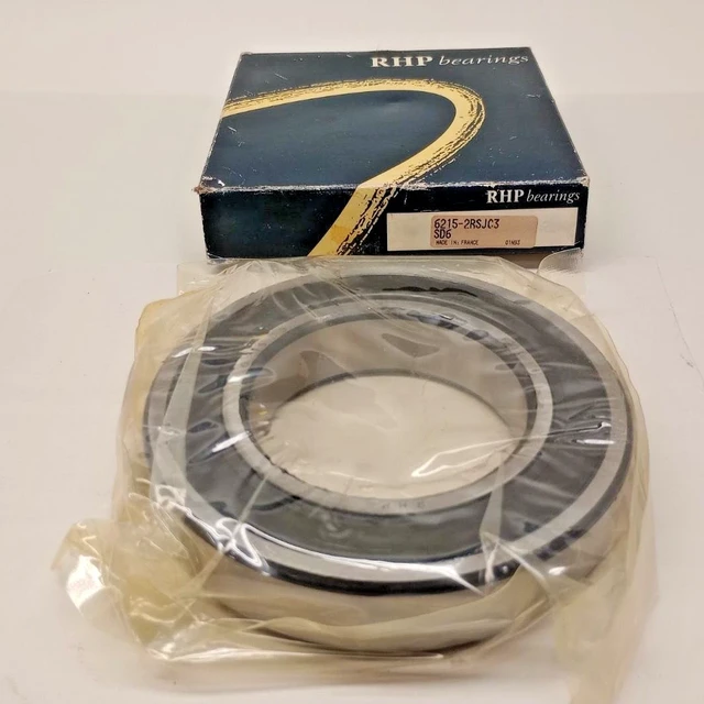 RHP 62152RSJC3 Ball Bearing Double Sealed 75 ID x 130 OD x 25mm w 6215-2RS-JC3