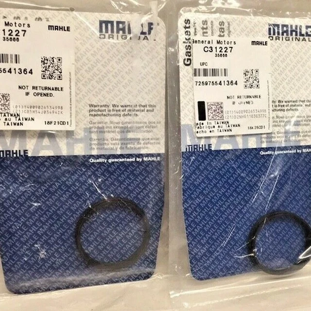 Mahle C31227 Engine Coolant Thermostat Housing Gasket 35666 (Pack of 2)