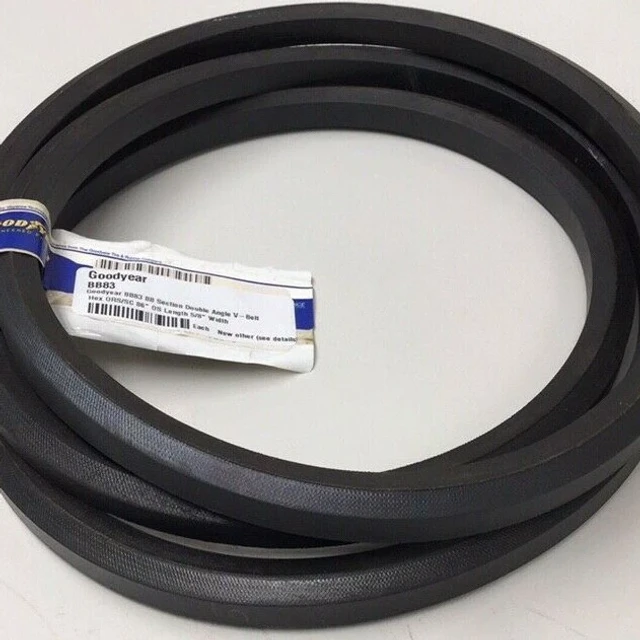 Goodyear BB83 BB Section Double Angle V-Belt Hex ORS/SC 86" OS Length 5/8" Width