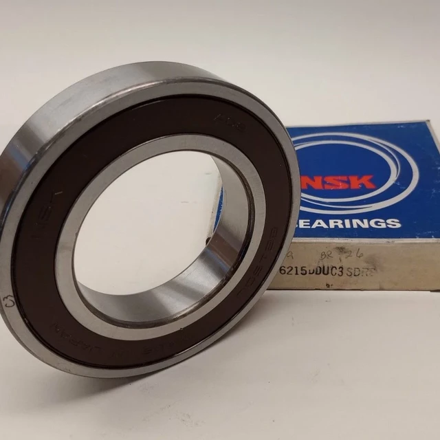 NSK 6215DDUC3 Ball Bearing Deep Groove 75 ID x 130 OD x 25mm Width Double Sealed