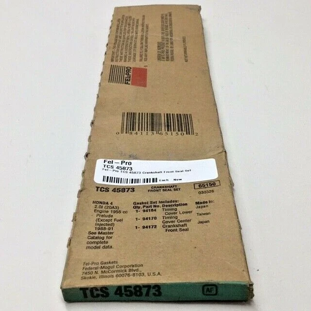 Fel-Pro TCS 45873 Crankshaft Front Seal Set