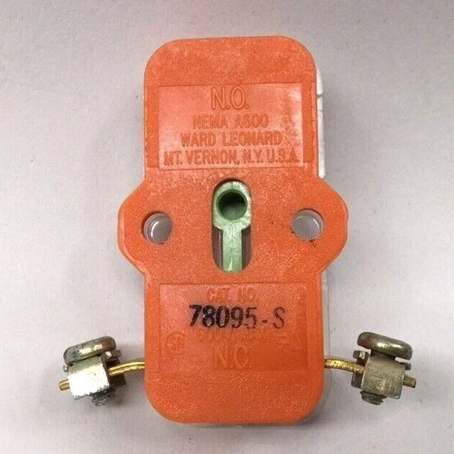 Ward Leonard 5M-064 Ward Auxiliary Contact 5M064 78095-S Contact Only