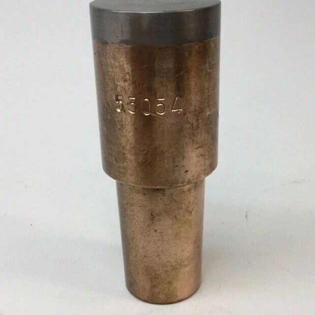 Welding Tip 55054 Male Cap Flat Round Tip 1 1/2 x 1 1/8 O.D. 2 7/8" O.A.L.