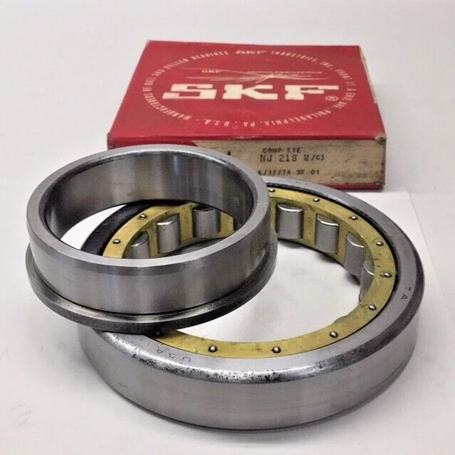 SKF NJ218MC3 Cylindrical Roller Bearing 90x160x30mm 2NU18 / NJ218-C3 /NJ218-M-C3