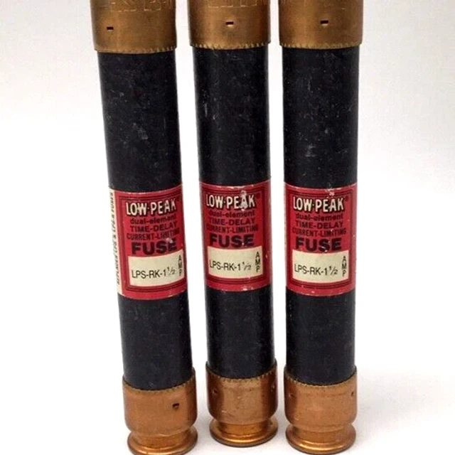 Bussmann LPS-RK-1-1/2 Low Peak Dual Element 1-1/2Amp Fuse (Pack Of 3)