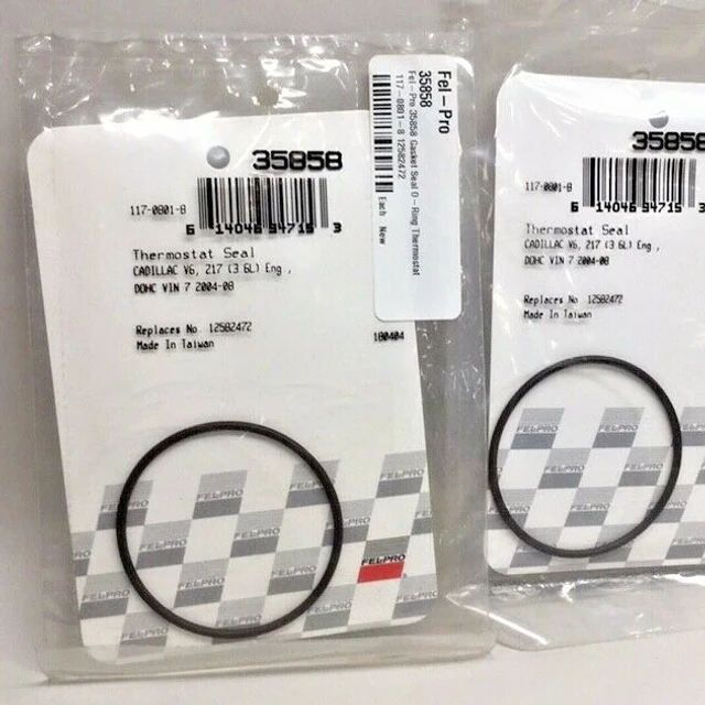 Fel-Pro 35858 Gasket Seal O-Ring Thermostat 117-0801-8 12582472 (Pack of 2)