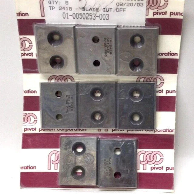 Pivot Punch Corp 01-0050253-003 Blade Cut Off TP 2418 Det .133 (Pack Of 8)