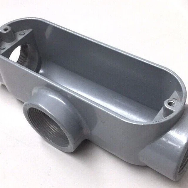Halex Type E30640 2" T Conduit Body Tee 64.0 Cu. In No Cover For #705