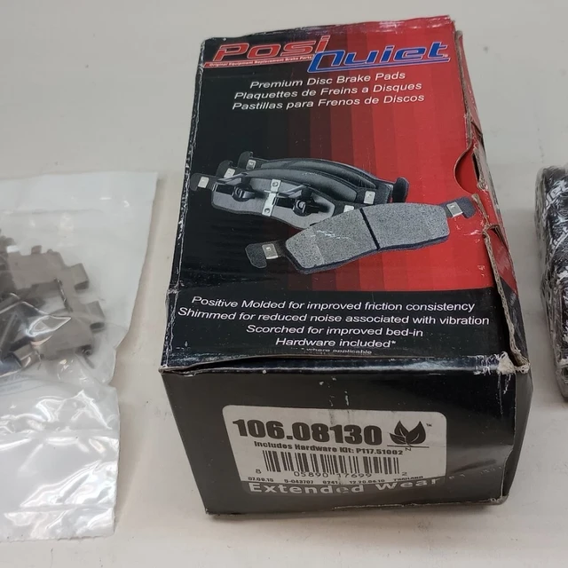Centric 106.08130 Disc Brake Pads Posi-Quiet Semi-Metallic Ext Wear ref# ZD813