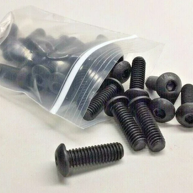 FKE ABS05032-25 Button Socket Head Cap Screw 5/16-18 x 1" (Pack of 25) P/F