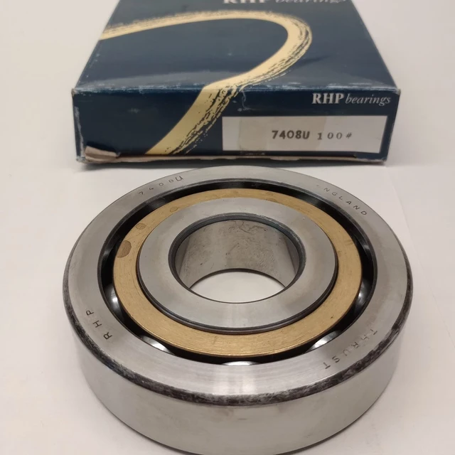 RHP 7408U Angular Contact Ball Bearing 40x110x27mm ref# 7408 / 7408M / 7408B