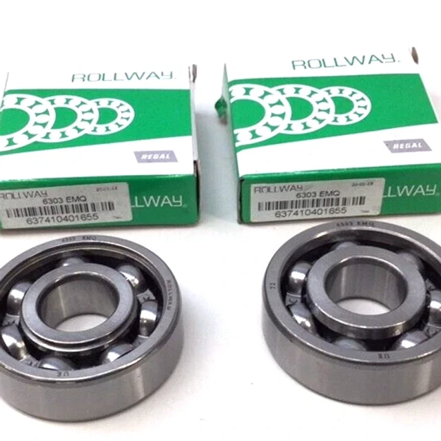 Rollway 6303 EMQ Ball Bearing 6303EMQ (Pack of 2)