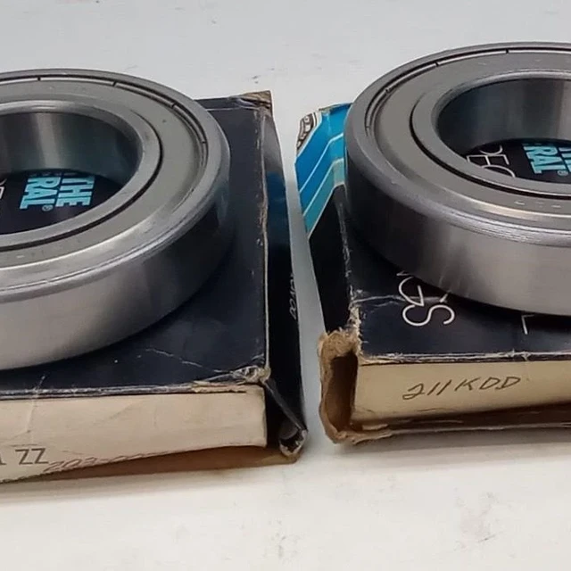 The General 6211 ZZ Ball Bearing Deep Groove 55X100X21mm 6211-ZZ (Pack of 2)