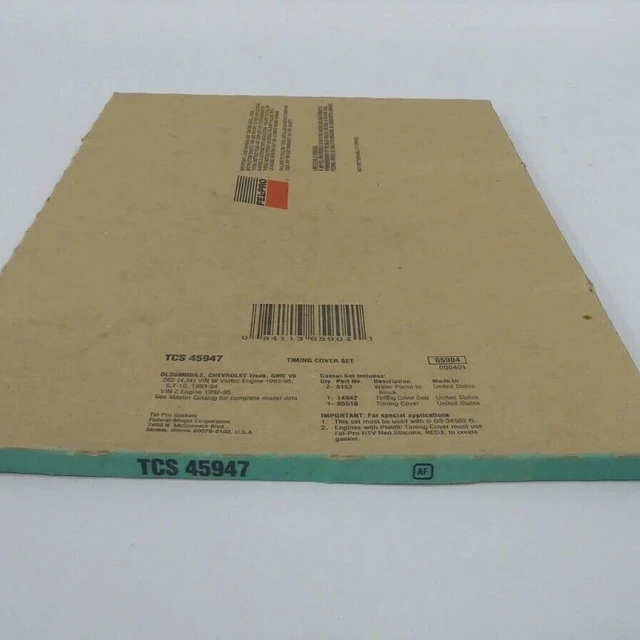 Fel-Pro TCS45947 Engine Timing Cover Gasket Set