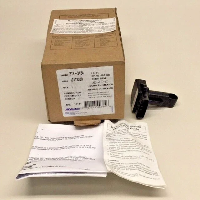 ACDelco 213-3424 Remanufactured Air Mass Sensor GM 19112539