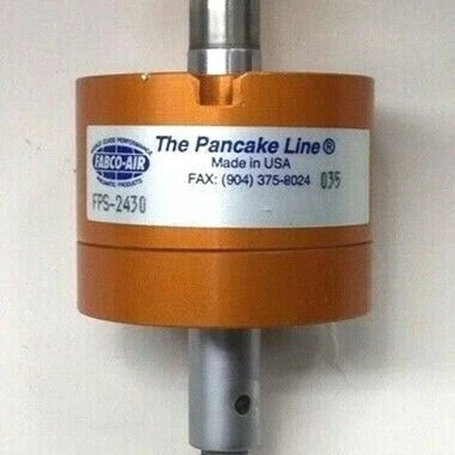 Fabco-Air FPS-2430 Pancake Line Pneumatic Cylinder 1/2" Stroke Spring Return 035