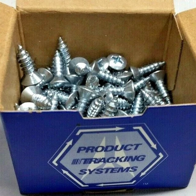 Sheet Metal FVA03020-100 Screw #10 x 5/8" Phillips Oval Head (Pack of 100) Z/P