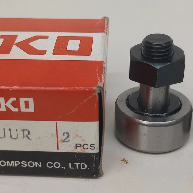 IKO CF101UURNoZerks Cam Follower 26mm Roller OD 12mm Width 10mm Stud (Pack of 2)