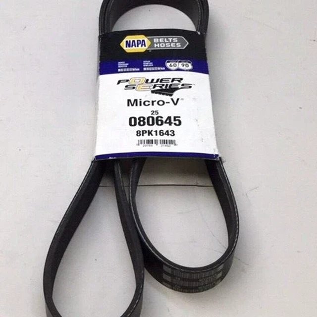 Napa 25-080645 Belt Serpentine Power Series Micro-V 8 Rib 8PK1643