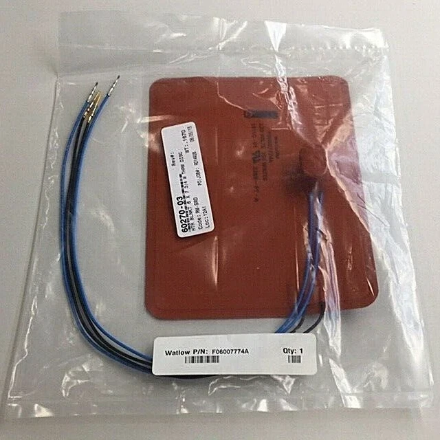 Watlow F06007774A Heater Blanket 6 x 7 3/4 120 Volts 255 Watts