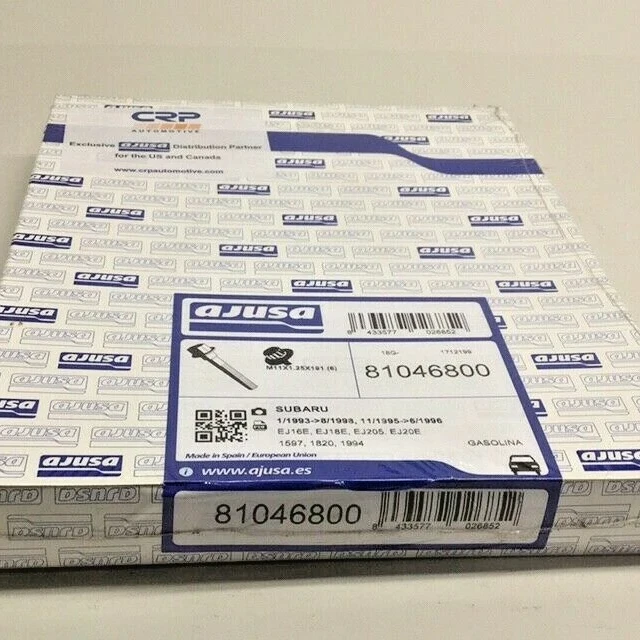 AJUSA 81046800 Bolt Kit Cylinder Head 11095AA090 M11x1.25x191 (6 Pieces)