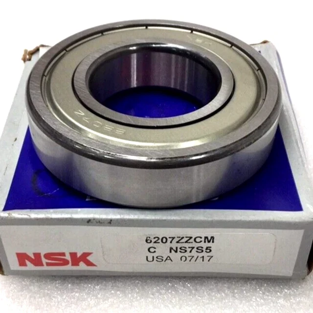 NSK 6207ZZCM Ball Bearing Double Shielded 35mm x 72mm x 17mm