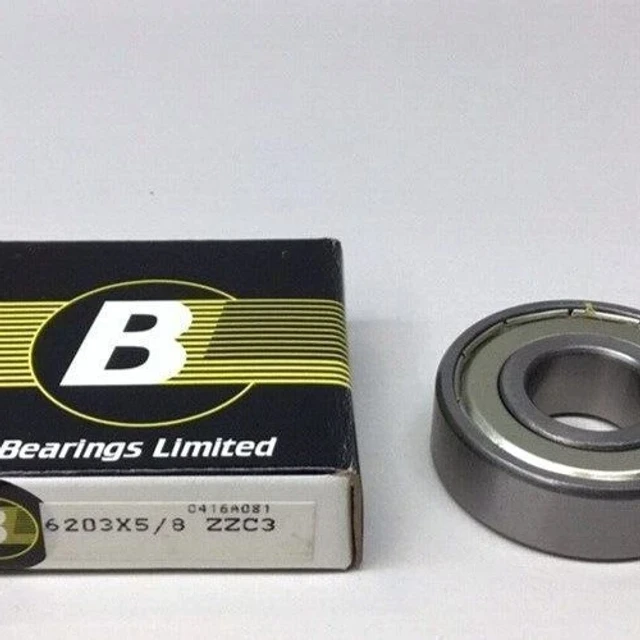 BL Bearings 6203X5/8 ZZ C3 Ball Bearing 5/8" ID X 40mm OD X 12mm Width