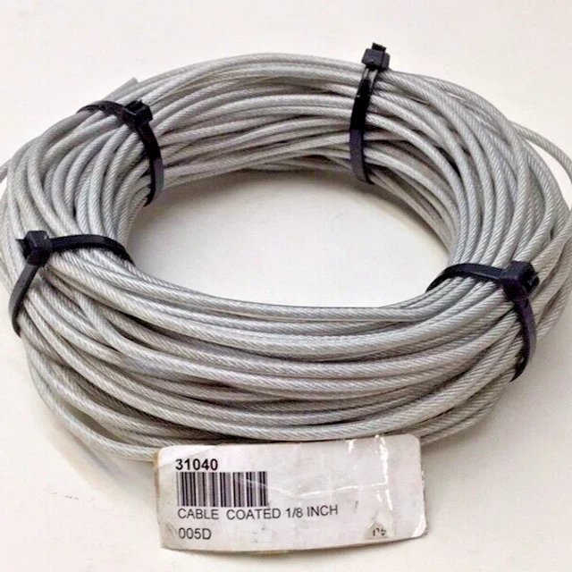 Cable 31040 Cable Coated 1/8" Wide X 80' Long