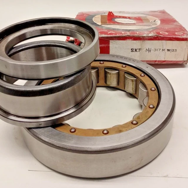 SKF NH317MW23 Cylindrical Roller Bearing 85x180x41/53mm HJ317/NJ317 NH317M-W23