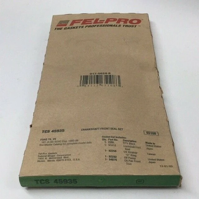 Fel-Pro TCS 45935 Engine Crankshaft Seal Kit TCS45935 017-5624-8