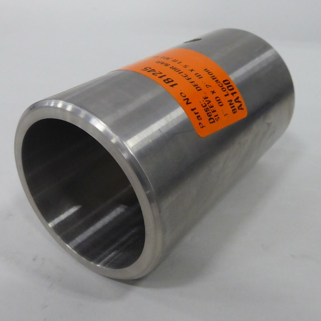 Sleeve 1B1245 Sleeve Deflector Bar Food Industry 304SS 3"OD X 2"ID X 5" Long
