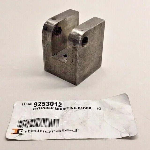 Intelligrated 9253012 Cylinder Mounting Block Alvey 5/16" Hole x 5/8" Spread