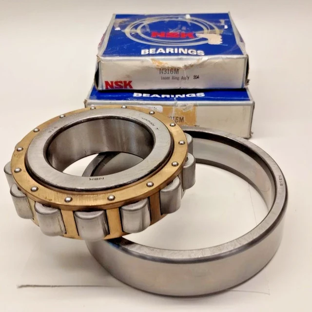 NSK N316M Cylindrical Roller Bearing with brass cage 80mm ID x 170mm OD x 39mm