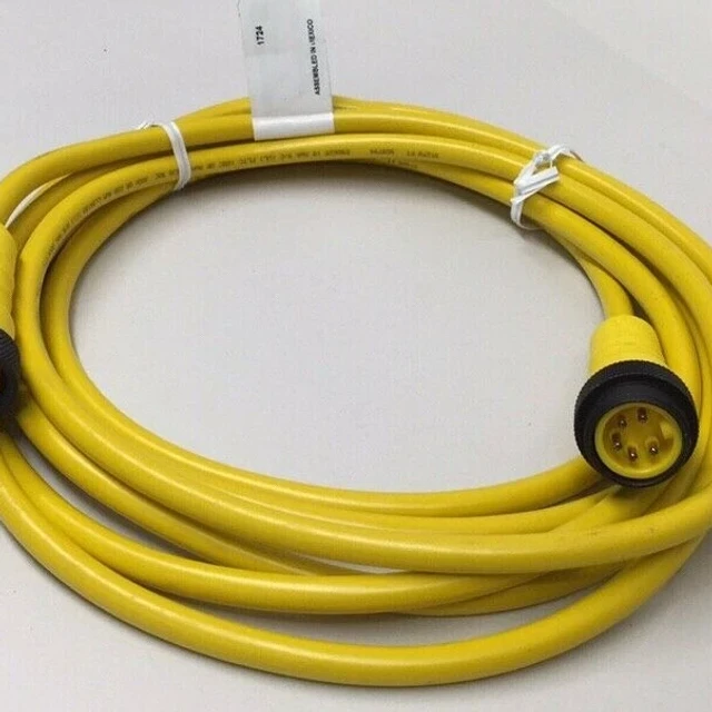 Lumberg Automation RSRK 50-794/12F CORDSET 12Ft 5Pin Male 5Pin Female Ends St/St