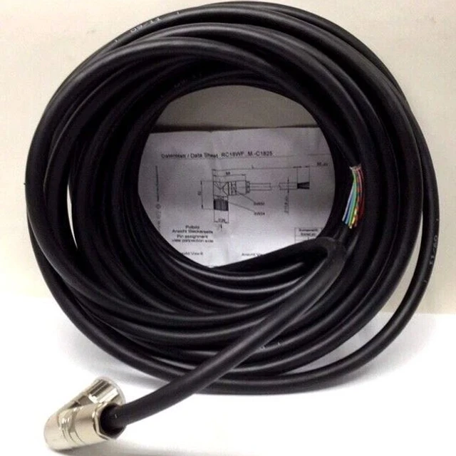 Euchner RC18WF15ML-C1825 Cable Connector 15000mm Length 077020